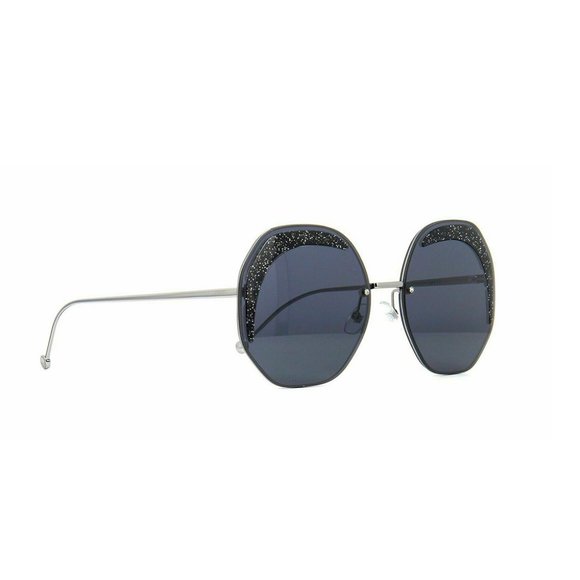 Fendi Geometric Style Grey Lens. main image 5